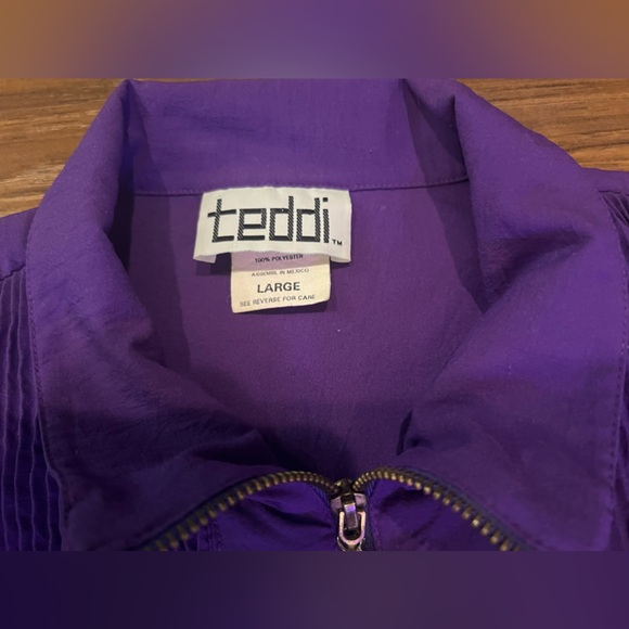 TEDDI purple vintage track suit - Picture 3 of 3